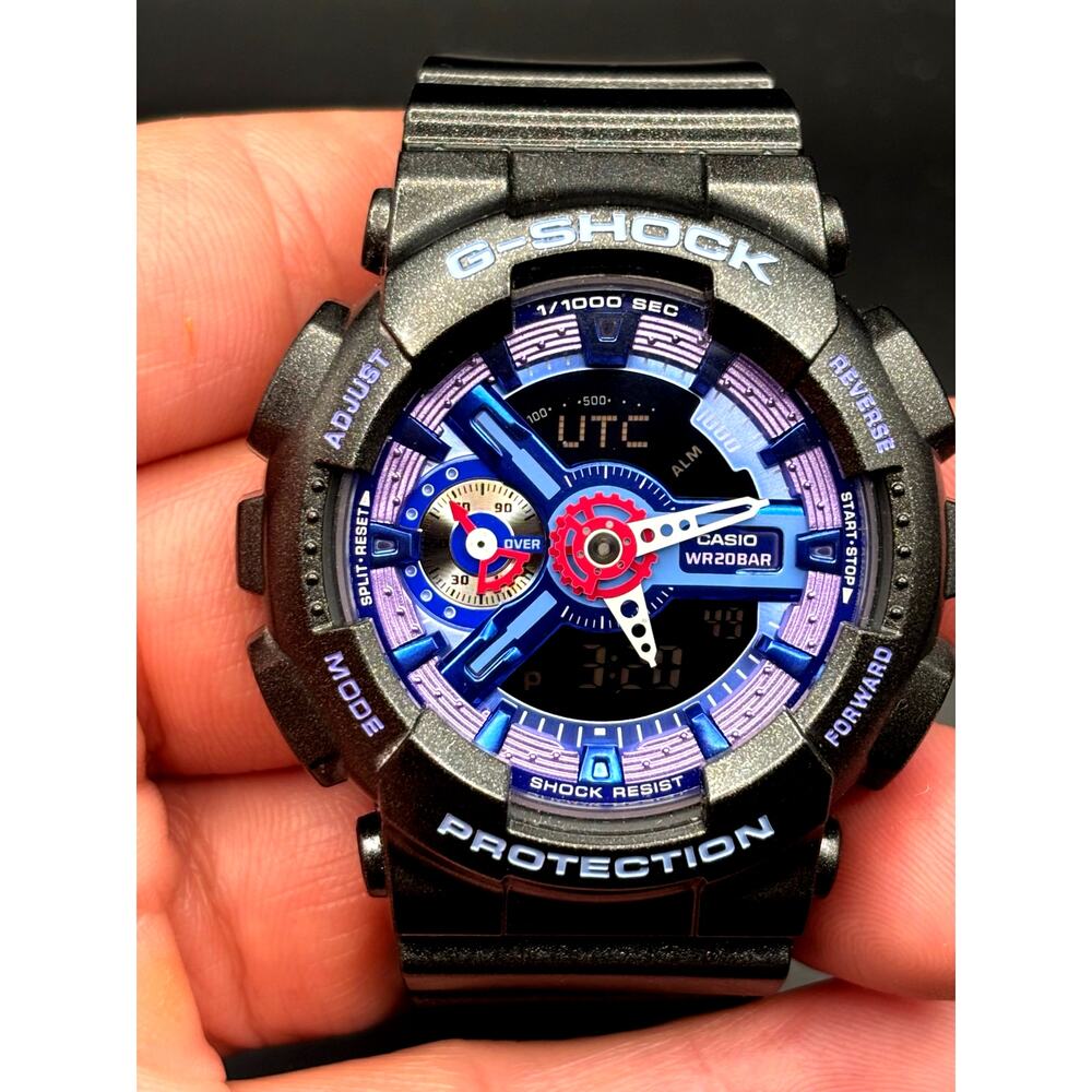 Casio G-Shock GMAS110HC-1A Unisex Analog Digital 200M Watch NIBWT - Picture 7 of 17
